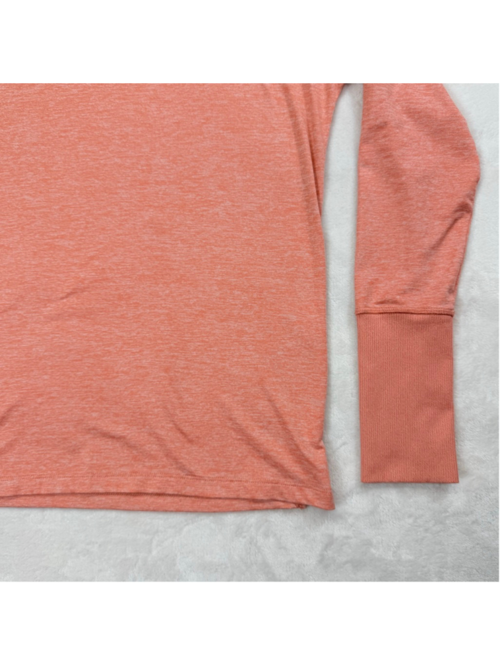 Women's Nike Coral Dri-Fit Long Sleeve Running Tee Activewear Small Thumb Holes - Picture 4 of 14